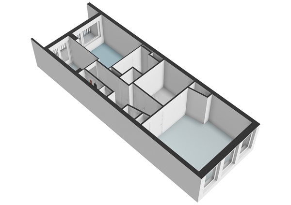 Floorplan - Nieuwe Kerkstraat 117-2, 1018 VJ Amsterdam